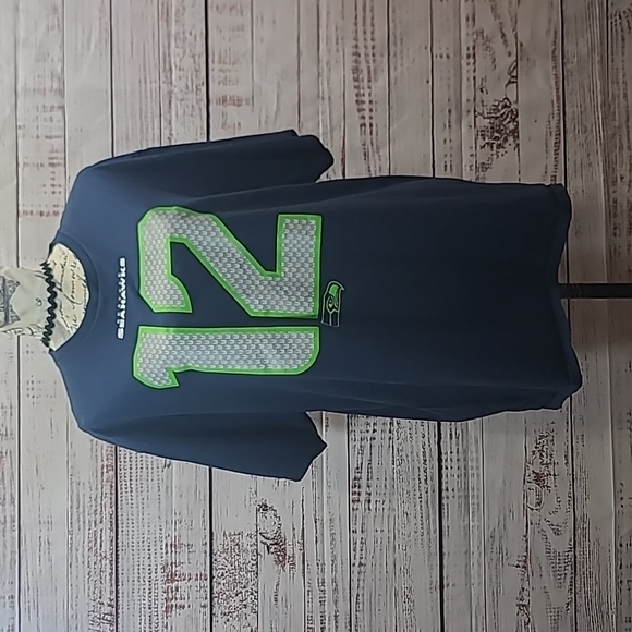 Majestic Seattle Seahawks fan 12 t-shirt - Picture 1 of 7